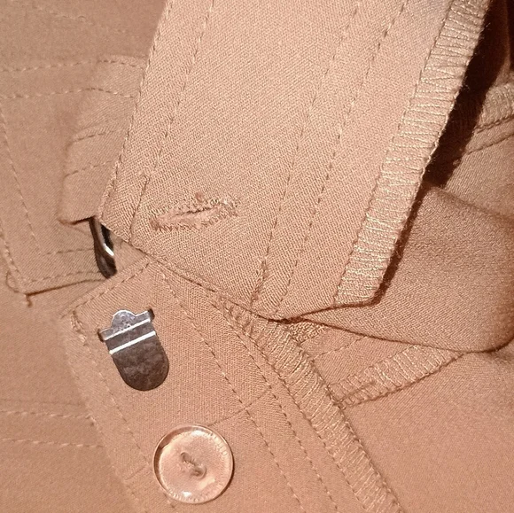 Ophelia Roe Women's Slacks Size 14 Like New Coco Taupe - Picture 3 of 7